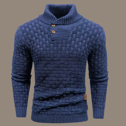 Pull Homme Classique en Maille Boutonnée - PanierRoyale