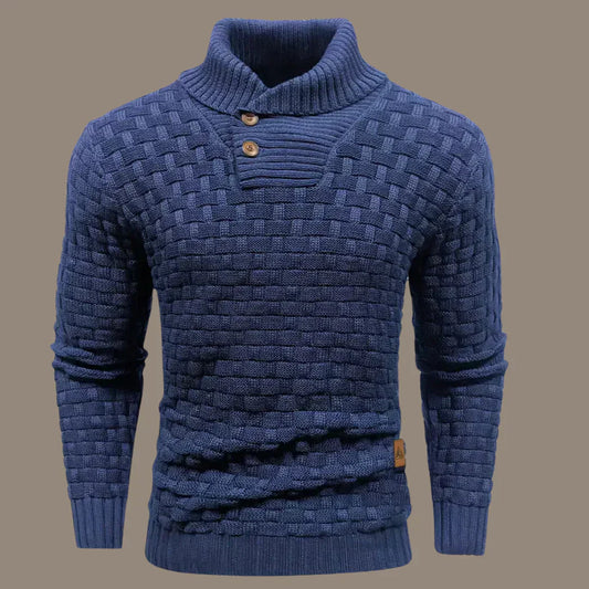Pull Homme Classique en Maille Boutonnée - PanierRoyale