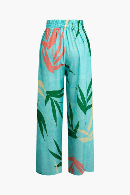 Ensemble Deux Pièces Top Nœud et Pantalon Bamboo