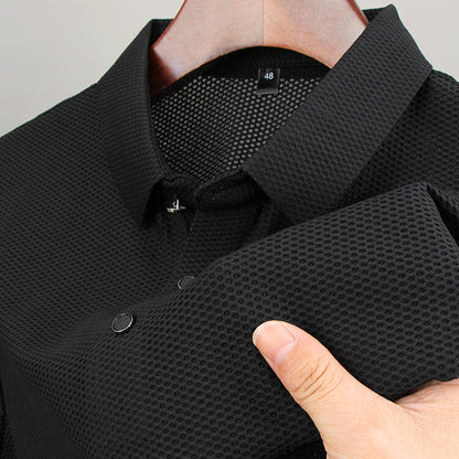 Chemise Polo Homme en Soie Luxe