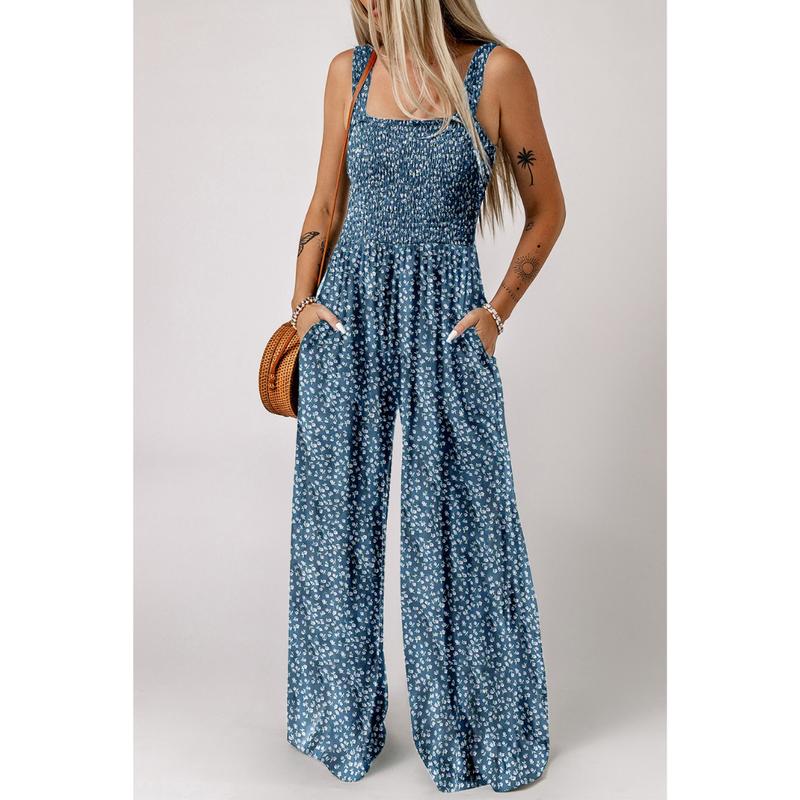 Salopette Femme Printemière Florale Élégante