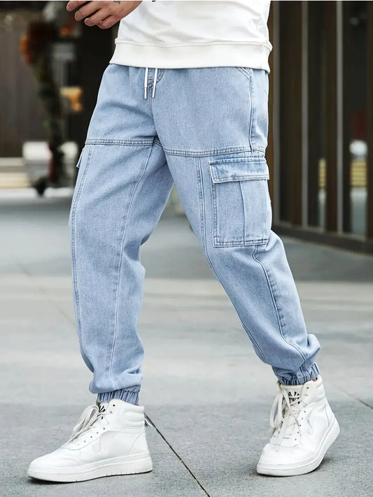 Jean Dénim Homme Décontracté Streetwear Moderne - PanierRoyale