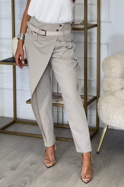 Pantalon Bureau Taille Élégante pour Femmes - PanierRoyale