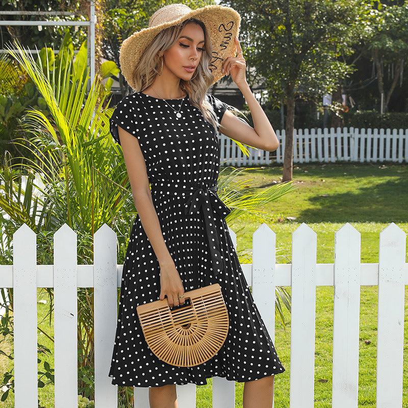Robe Été Florale Courte pour Femme