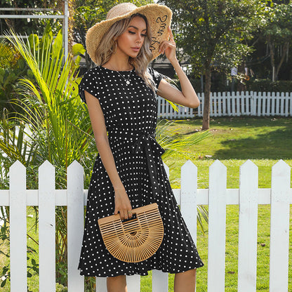 Robe Été Florale Courte pour Femme
