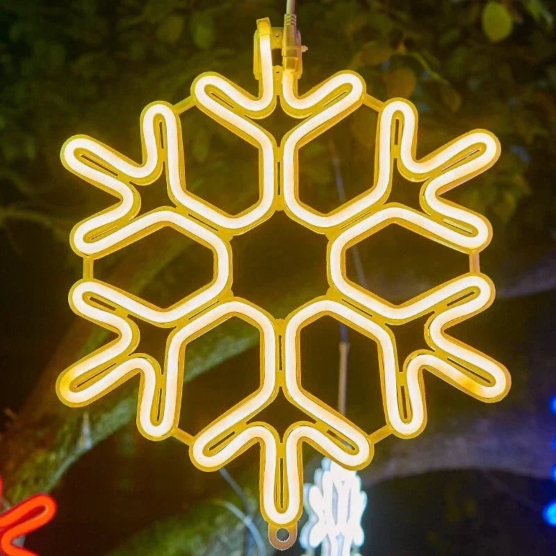 Lampe LED Plafond Flocon de Neige Design Élégant