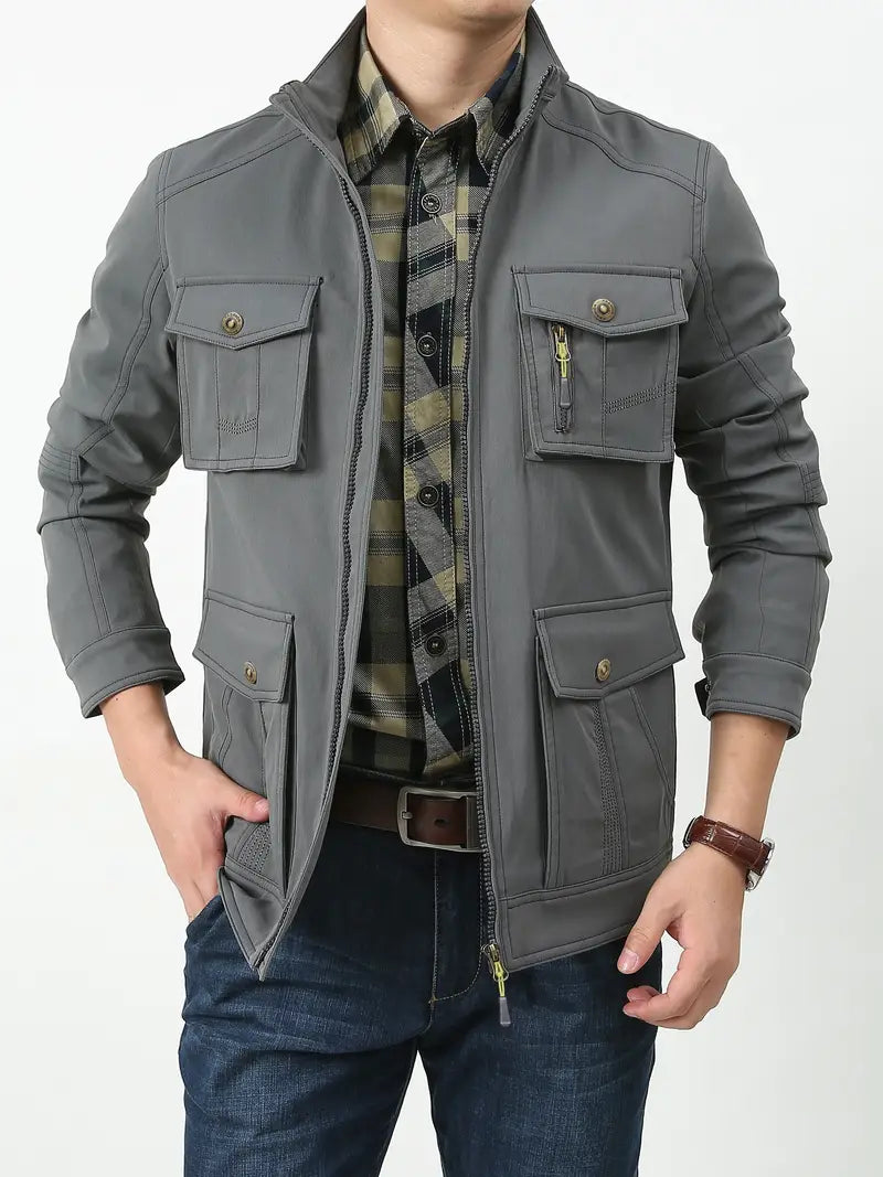 Veste Homme Outdoor Imperméable et Robuste Nylon