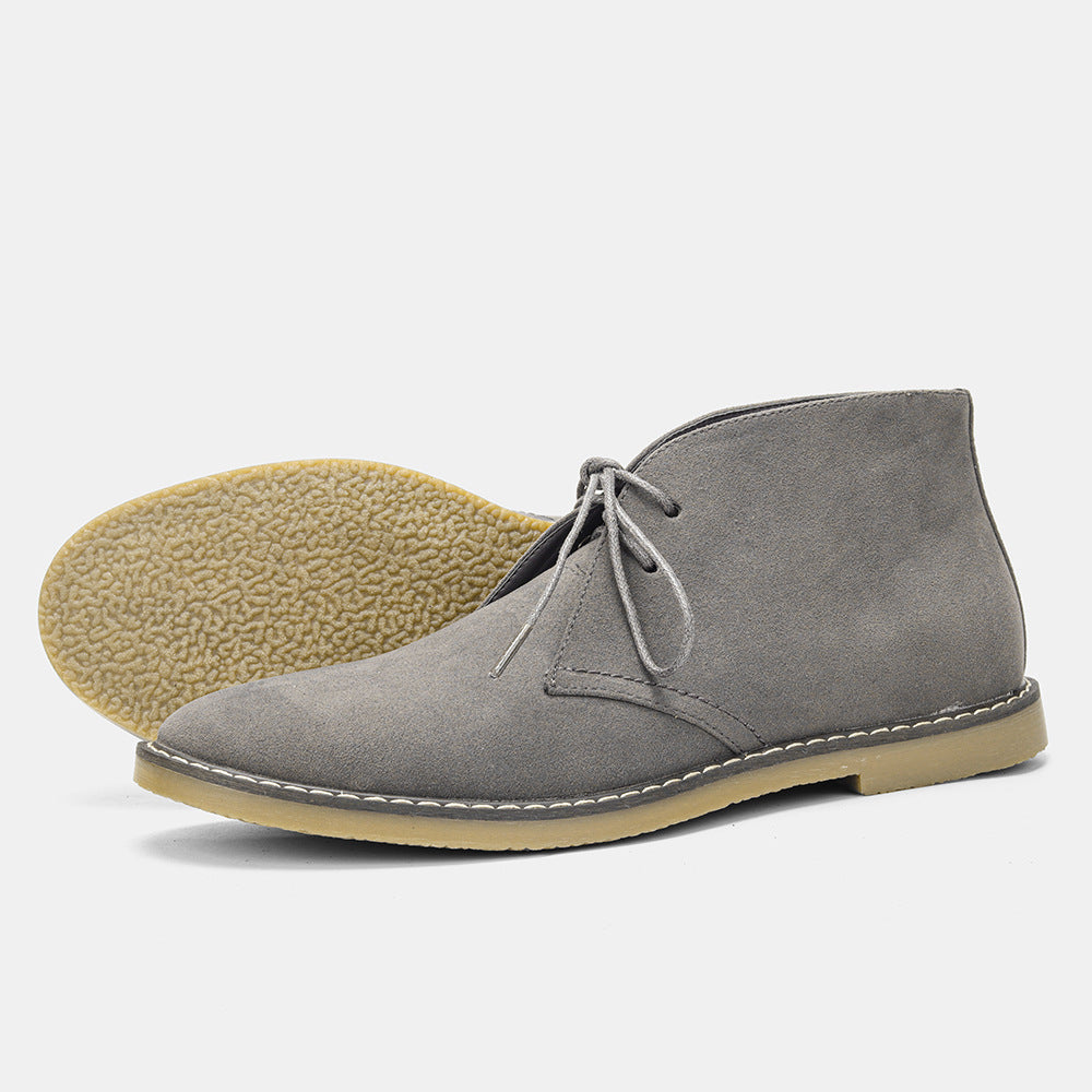 Bottes de randonnée homme style rétro en cuir