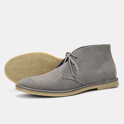 Bottes de randonnée homme style rétro en cuir
