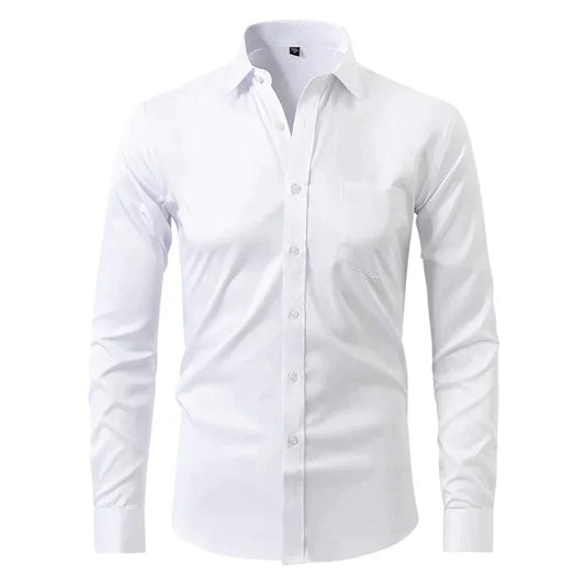Chemise Homme Manche Longue Slim Fit Moderne - BerlinGlamour