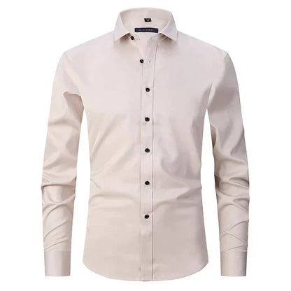 Chemise Homme Manche Longue Slim Fit Moderne