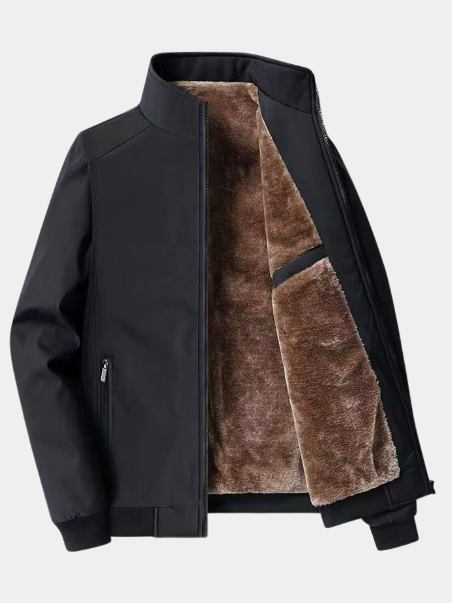 Veste Homme Thermique Imperméable Coupe-Vent Coupe Ajustée - PanierRoyale