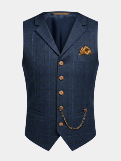 Gilet Homme Confortable Coupe Ajustée Superposition - PanierRoyale