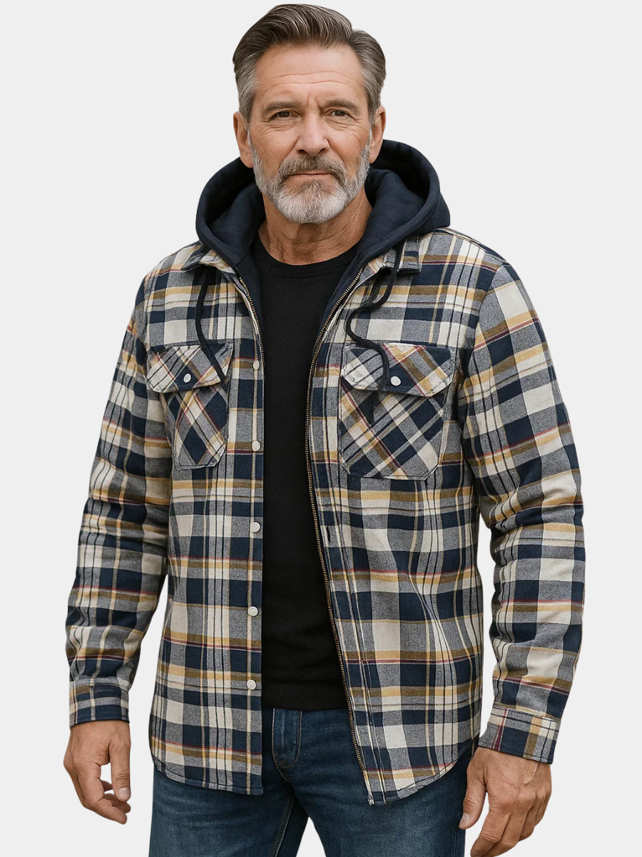 Veste Mélange Laine Confort Coupe Classique
