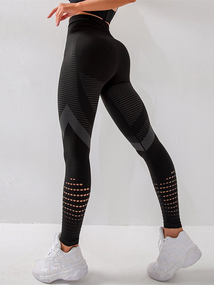 Legging Femme Sport Taille Haute Respirant Coupe Ajustée - PanierRoyale