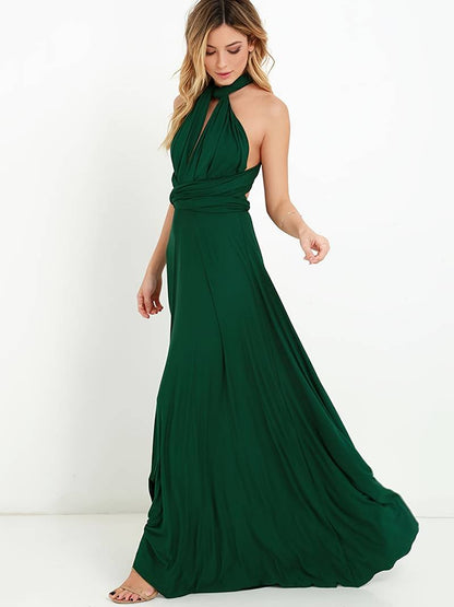 Robe de Soirée Femmes Élégante et Chic Longue