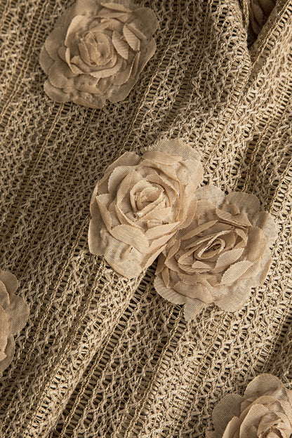 Ensemble Deux Pièces Romantique à Fleur