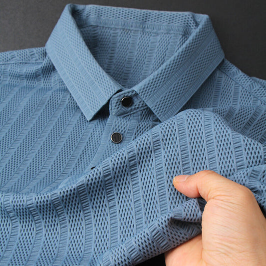 Chemise Polo en Soie pour Homme de Luxe - BerlinGlamour