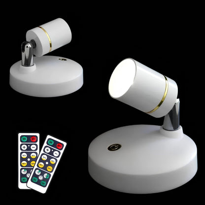Spot LED Mural Sans Perçage Rechargeable Orientable avec Télécommande