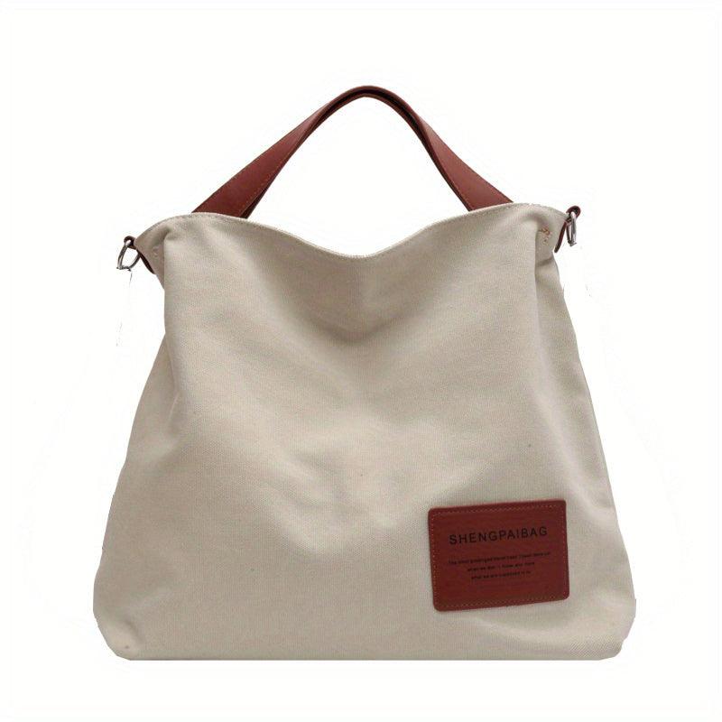Sac bandoulière Unisexe en toile Pratique Minimaliste - PanierRoyale