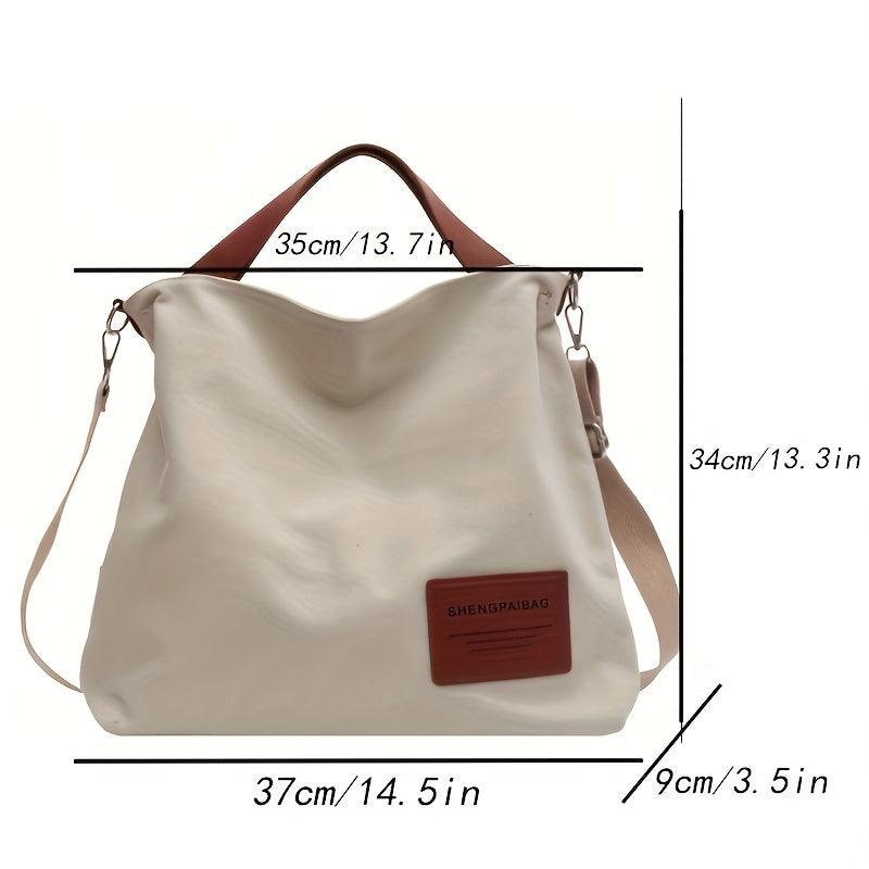 Sac bandoulière Unisexe en toile Pratique Minimaliste