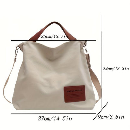 Sac bandoulière Unisexe en toile Pratique Minimaliste