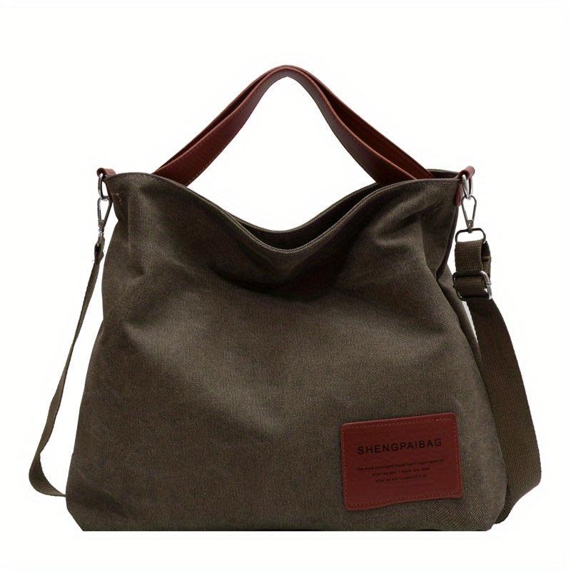 Sac bandoulière Unisexe en toile Pratique Minimaliste