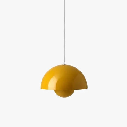 Luminaire Suspendu Fleur Élégant en Verre
