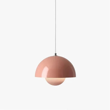 Luminaire Suspendu Fleur Élégant en Verre