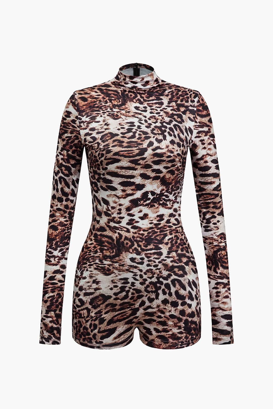 Body Manche Longue Leopard Imprimé Féminin - BerlinGlamour