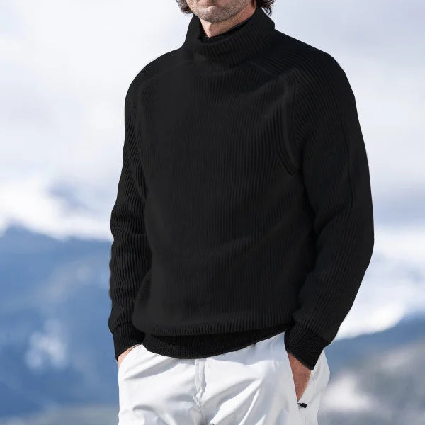 Pull à Col Roulé Chaud et Confortable pour Homme