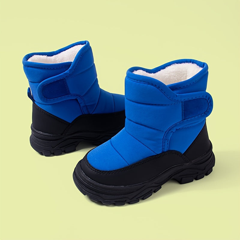Bottes Enfants Hiver Fourrées Vertes Foncées
