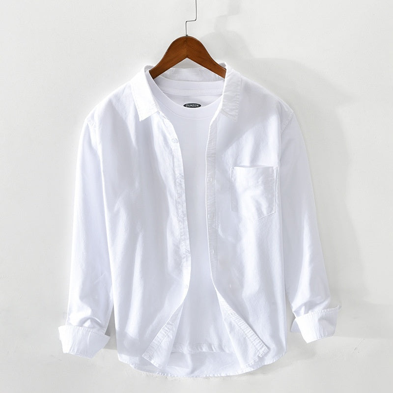 Chemise Homme Oxford en Coton Respirant