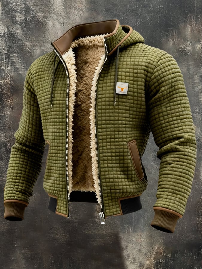 Veste Isolation Thermique Coupe-Vent Confortable Hiver