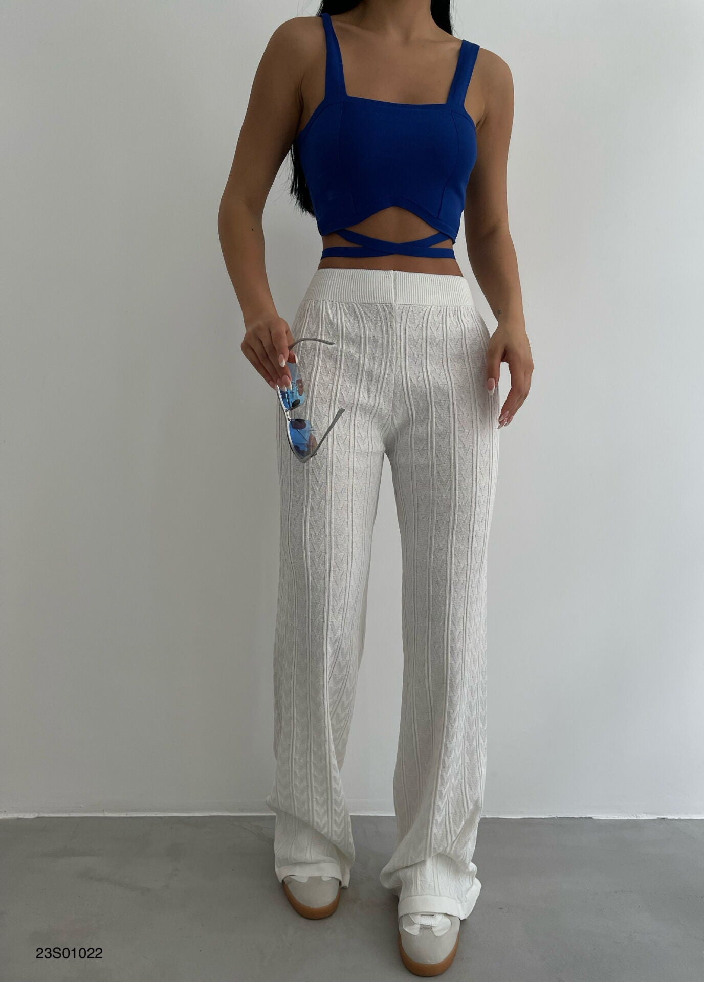Pantalon Femme Lin Décontracté pour Été - PanierRoyale