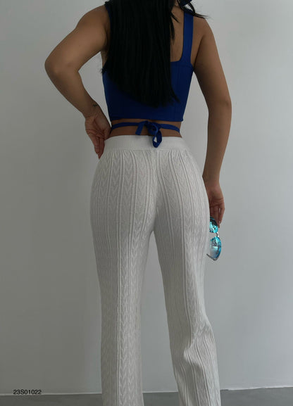 Pantalon Femme Lin Décontracté pour Été
