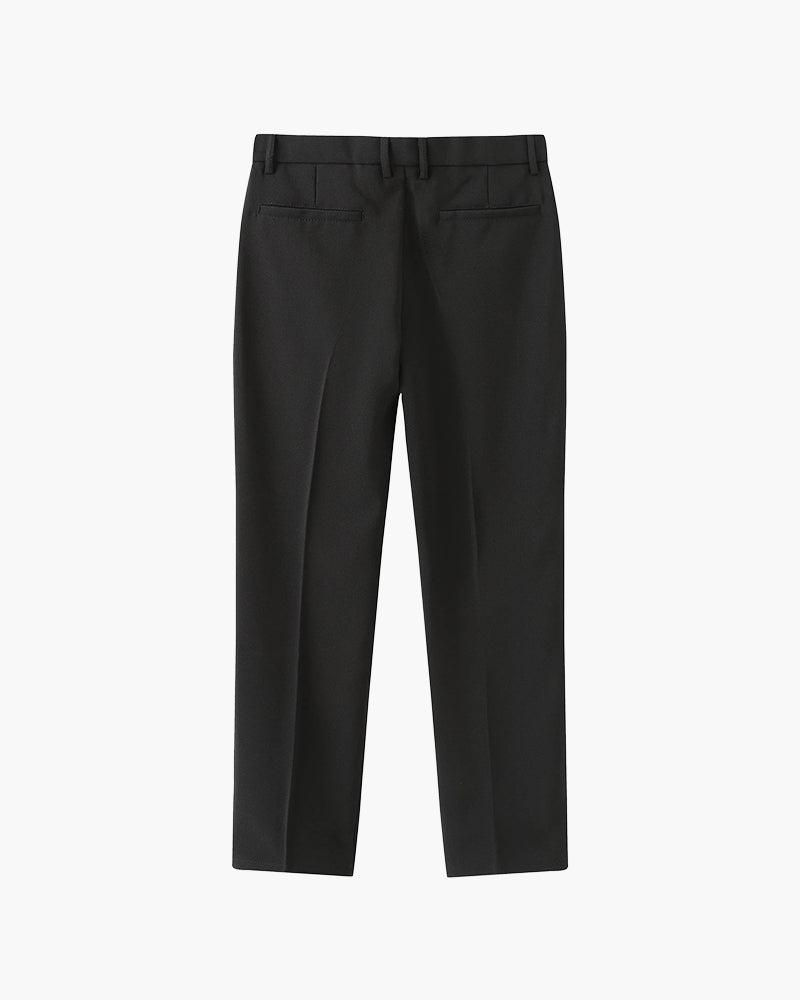 Pantalon Business Slim Fit Noir Élégant