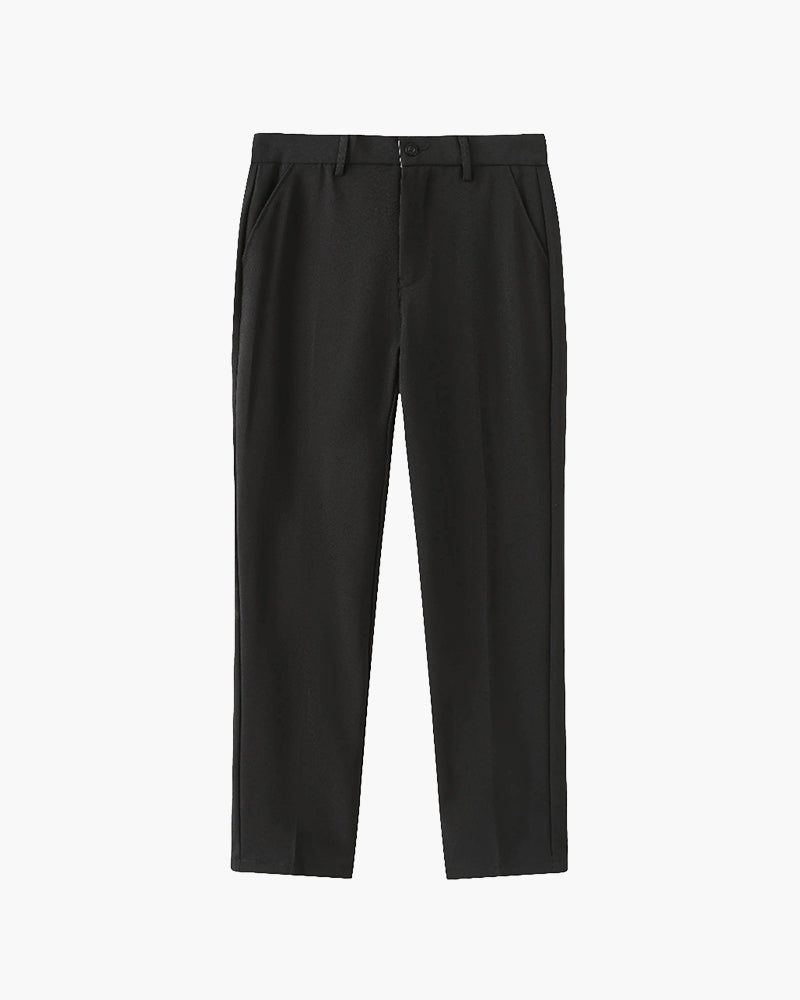 Pantalon Business Slim Fit Noir Élégant - BerlinGlamour