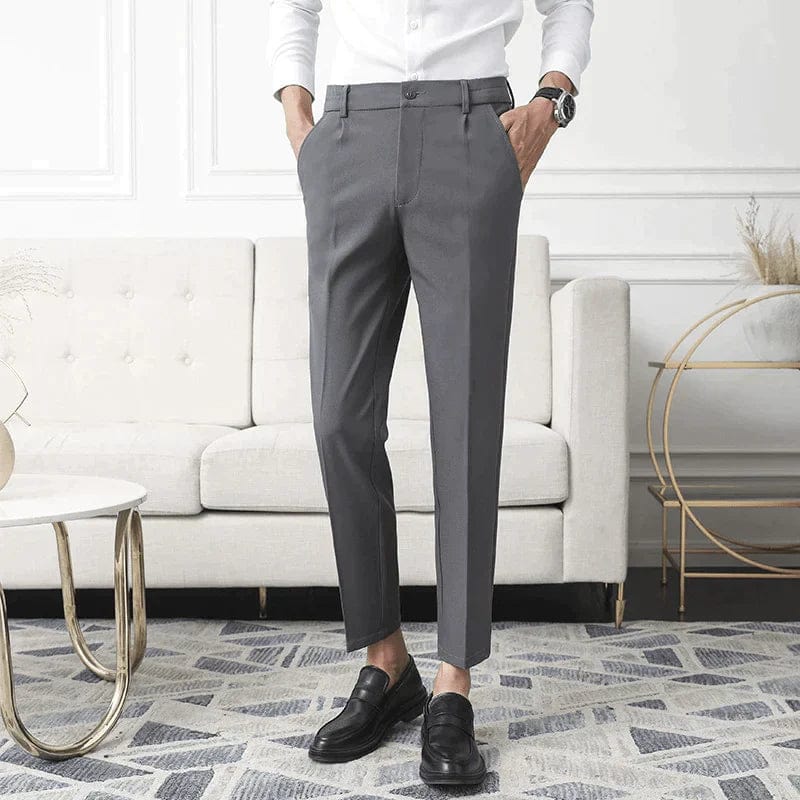 Pantalon Costume Homme Élégant Slim Fit pour Travail et Soirée - PanierRoyale