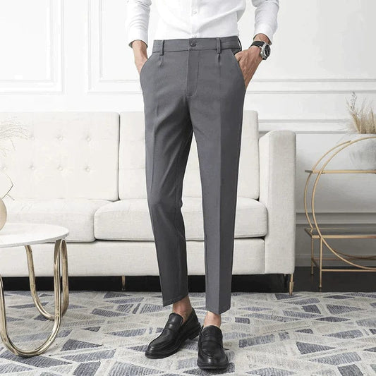 Pantalon Costume Homme Élégant Slim Fit pour Travail et Soirée - PanierRoyale