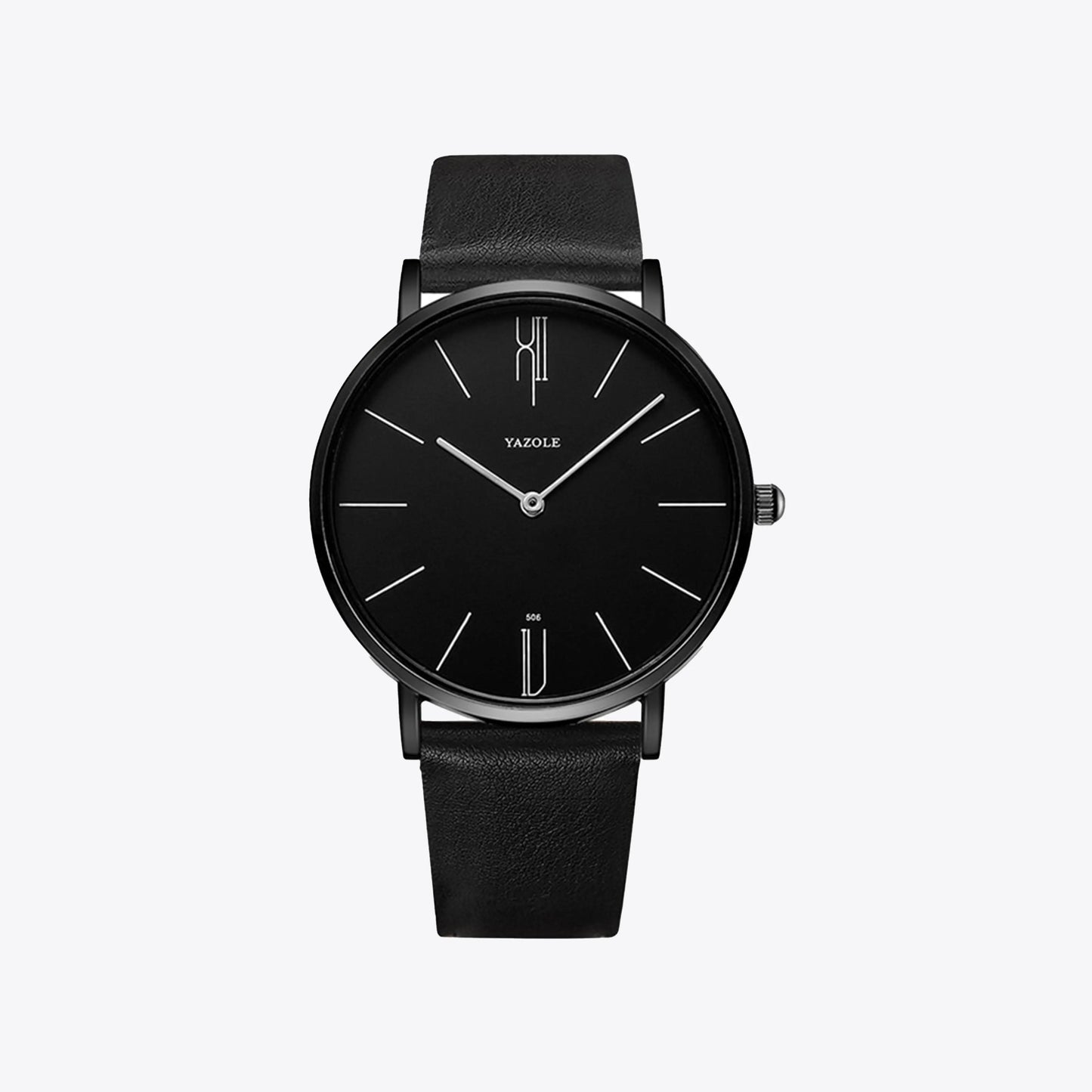 Montre Homme Classique Élégante en Cuir