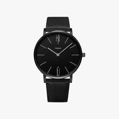 Montre Homme Classique Élégante en Cuir