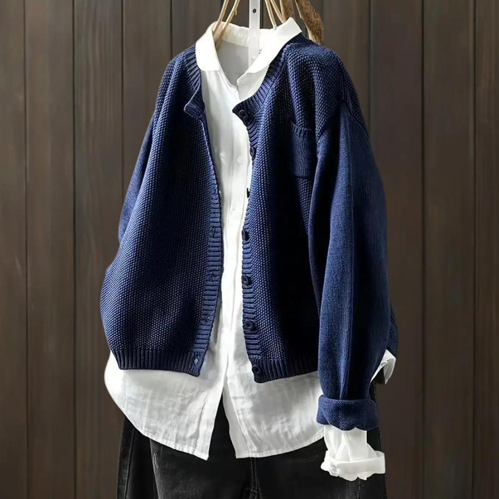 Gilet Femme Tricoté Chic et Doux