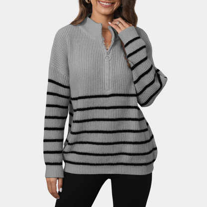 Pull Femme Tricoté Doux et Chaud