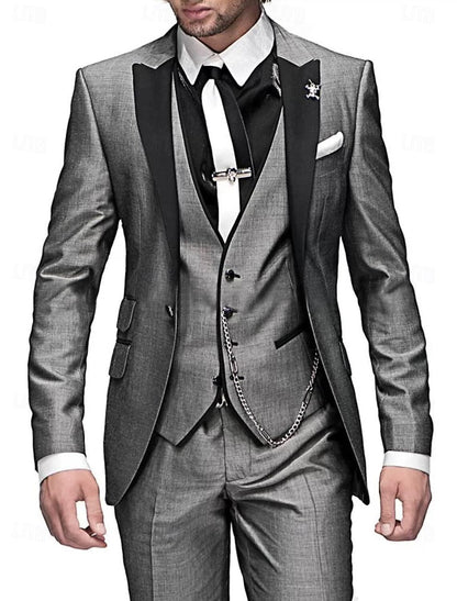 Costume Homme Lin Classique : Blazer, Gilet et Pantalon