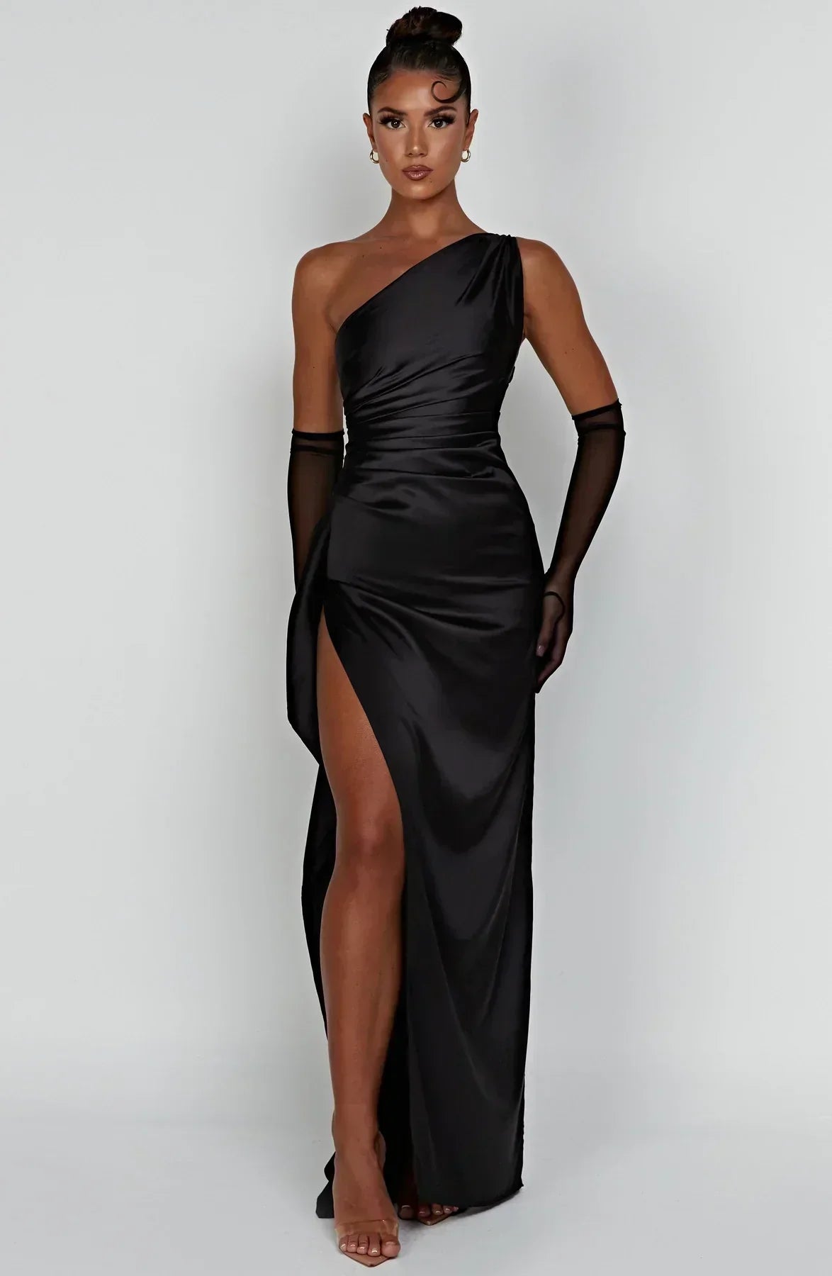 Robe Cocktail Femme Épaule Décolletée Dos Nu
