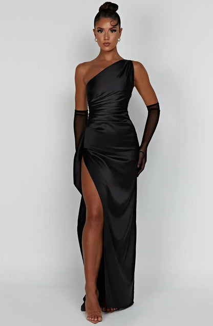 Robe Cocktail Femme Épaule Décolletée Dos Nu