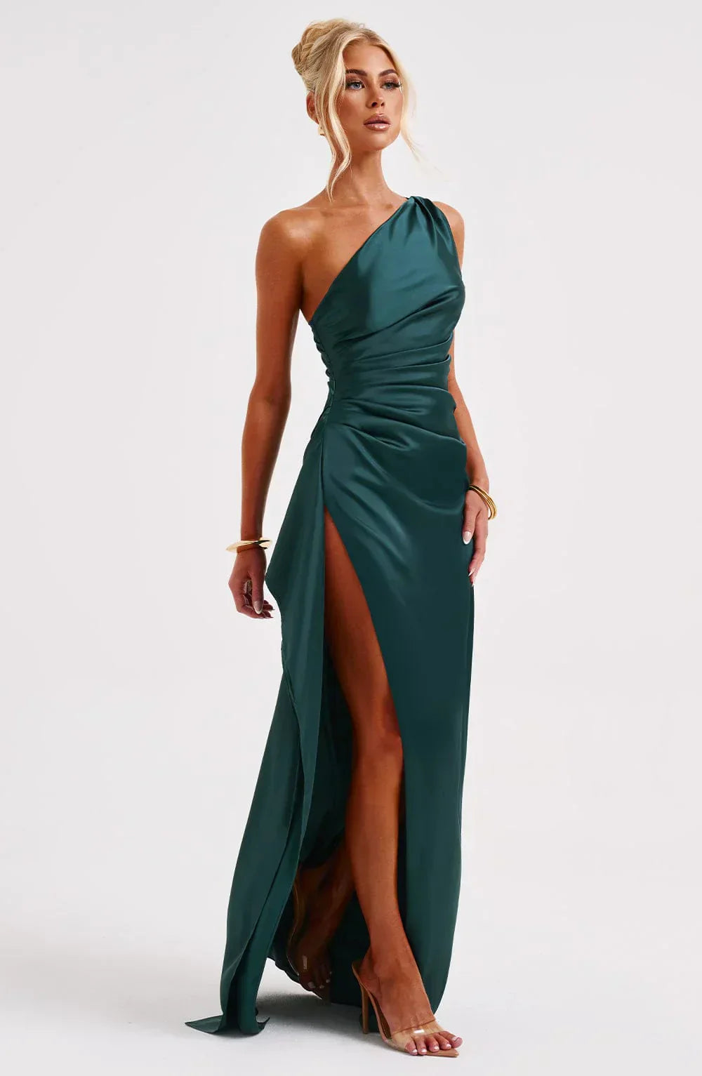 Robe De Soirée Pour Femme À Une Épaule | Dos Nu