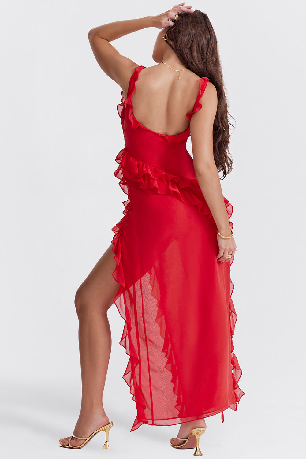 Flowessa™ – Robe de Soirée Longue Élégante avec Silhouette Fluide et Confort-4
