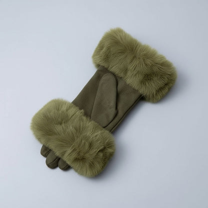 Gants Hiver Femmes Chauds et Doux Velours